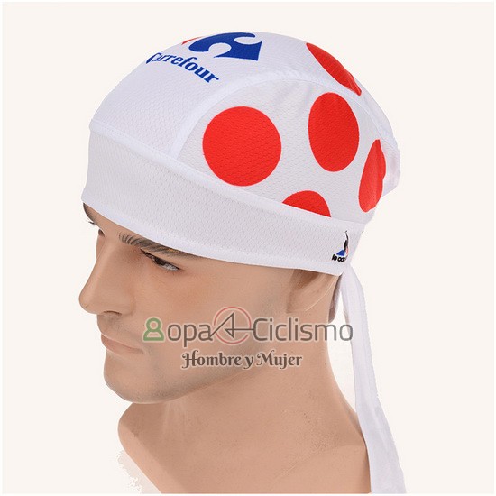 Tour DE Francia 2015 Bandana Ciclismo Rojo y Blanco